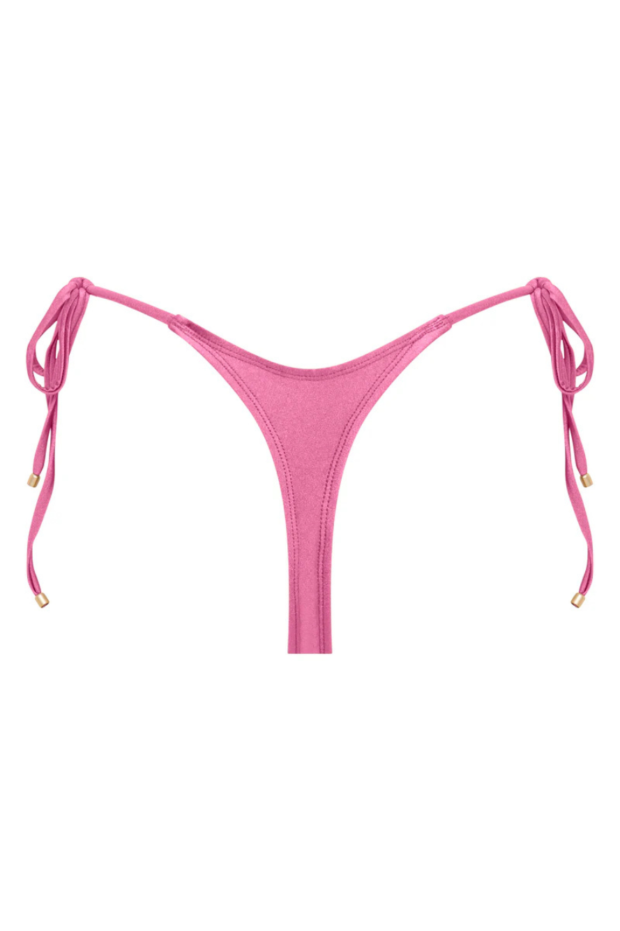 Madison Tie-Side Minimal Thong - Pink