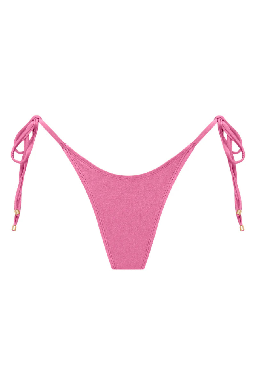 Madison Tie-Side Minimal Thong - Pink