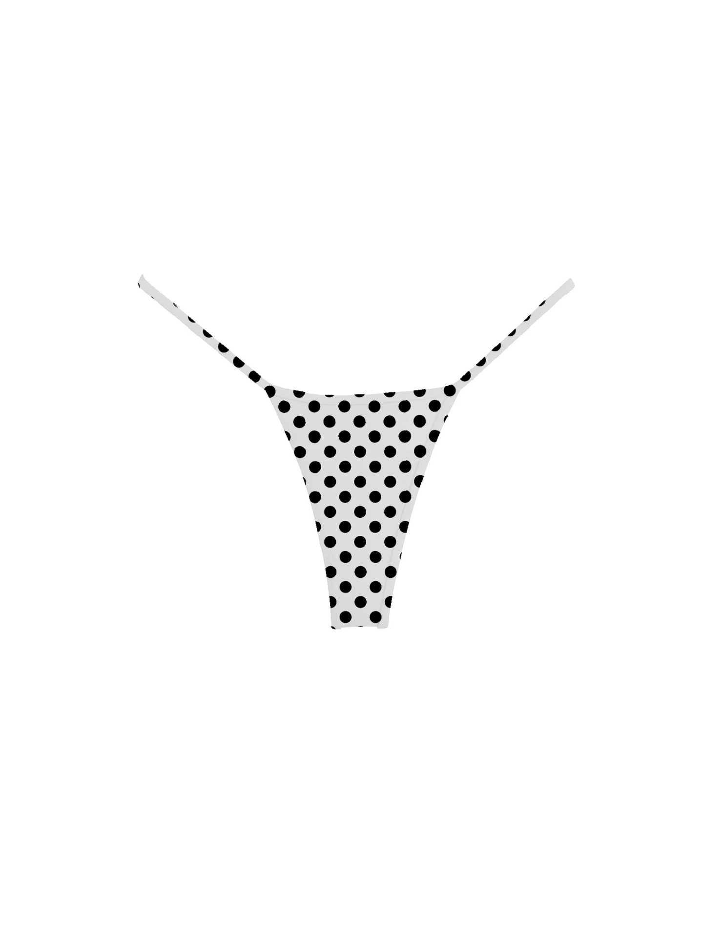 Manhattan Micro Bikini Bottom - Polka Dot White