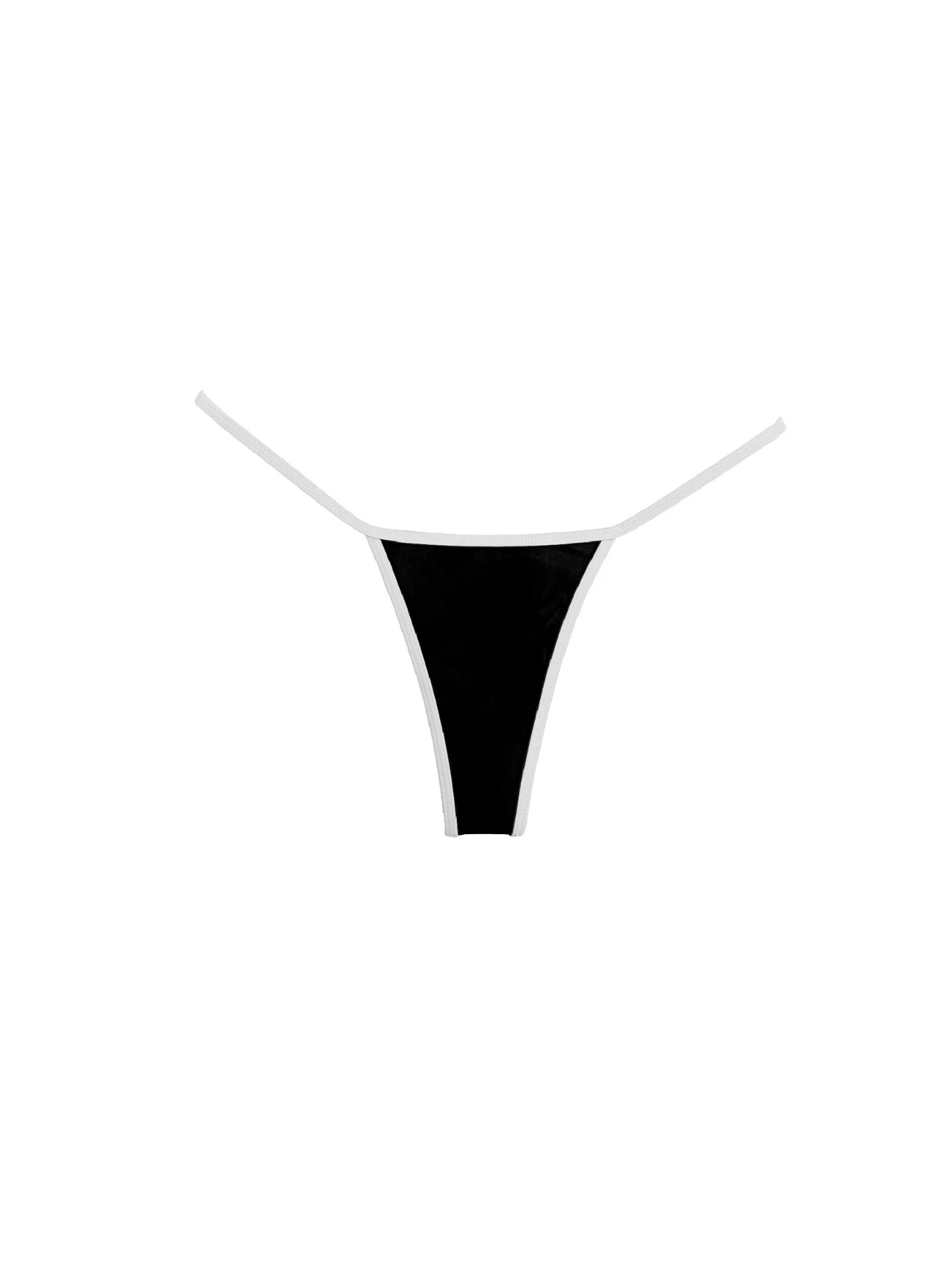 Manhattan Micro Bikini Bottom - Black & White