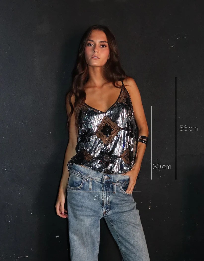 Milan Top - Gold