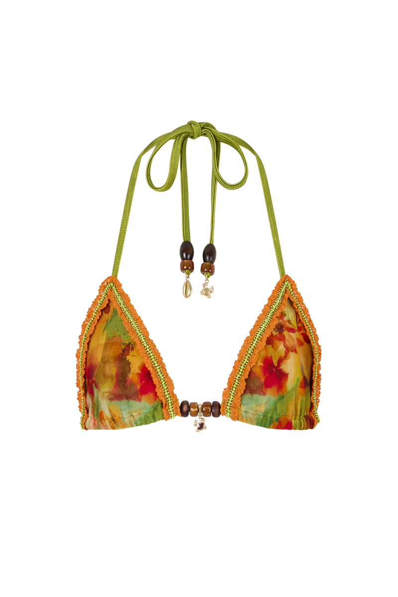 Ibiza Tie-Neck Triangle Bikini Top