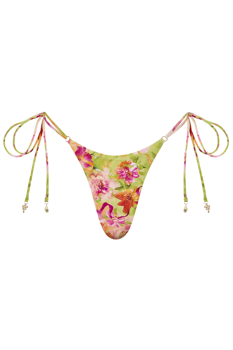 Valencia Tie-Side Thong Bikini Bottom
