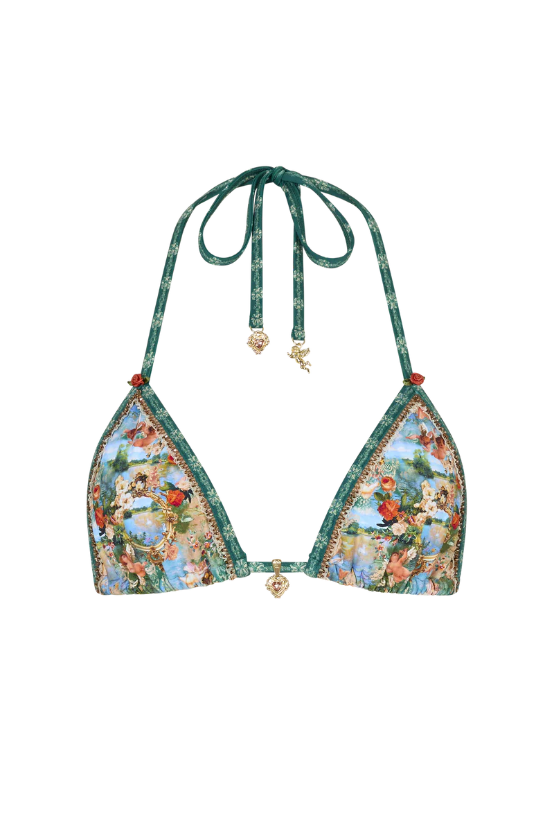 Monaco Tie-Up Triangle Bikini Top