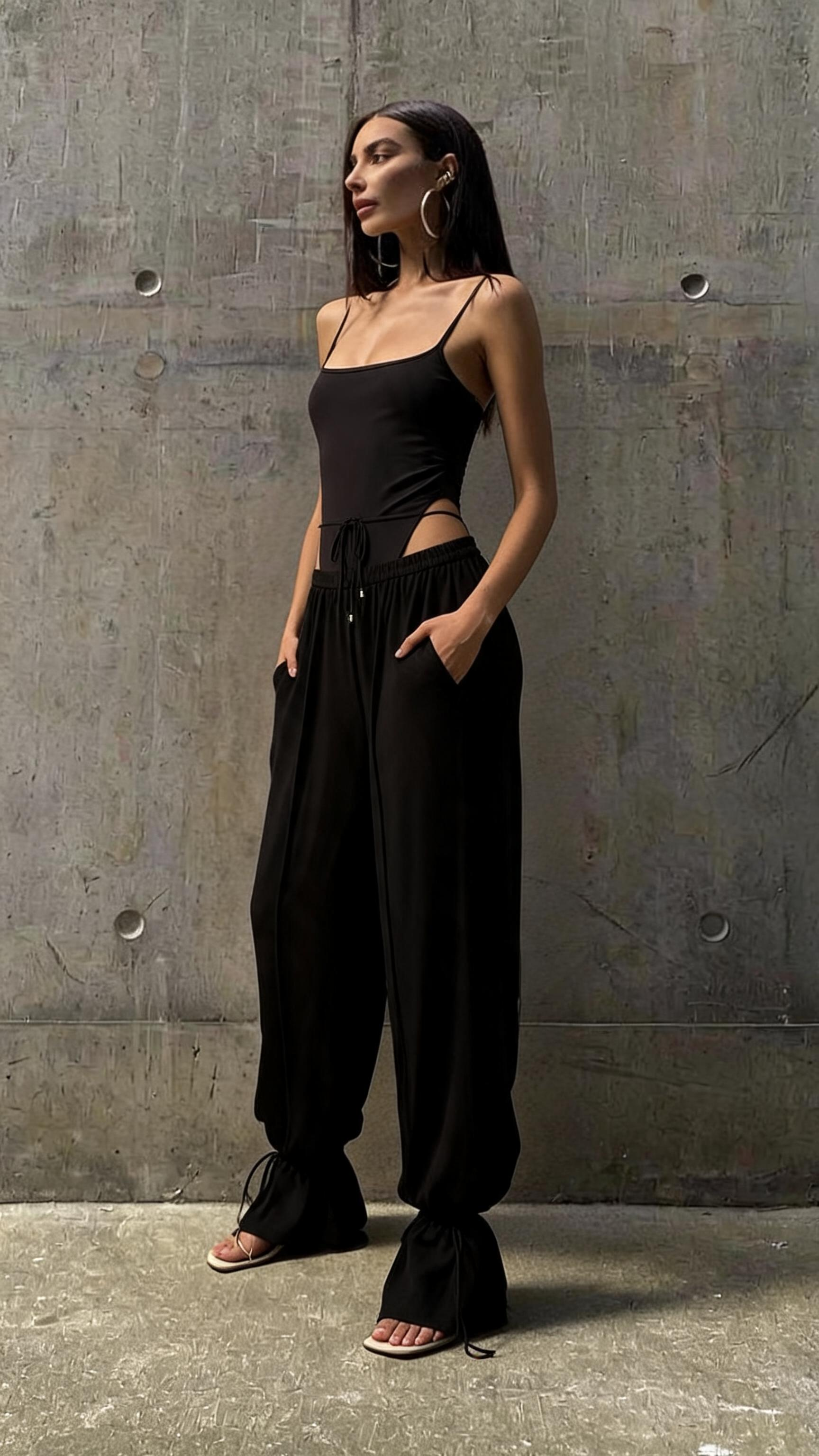 Gaia One-Piece Swimsuit & Wide-Leg Pants Set