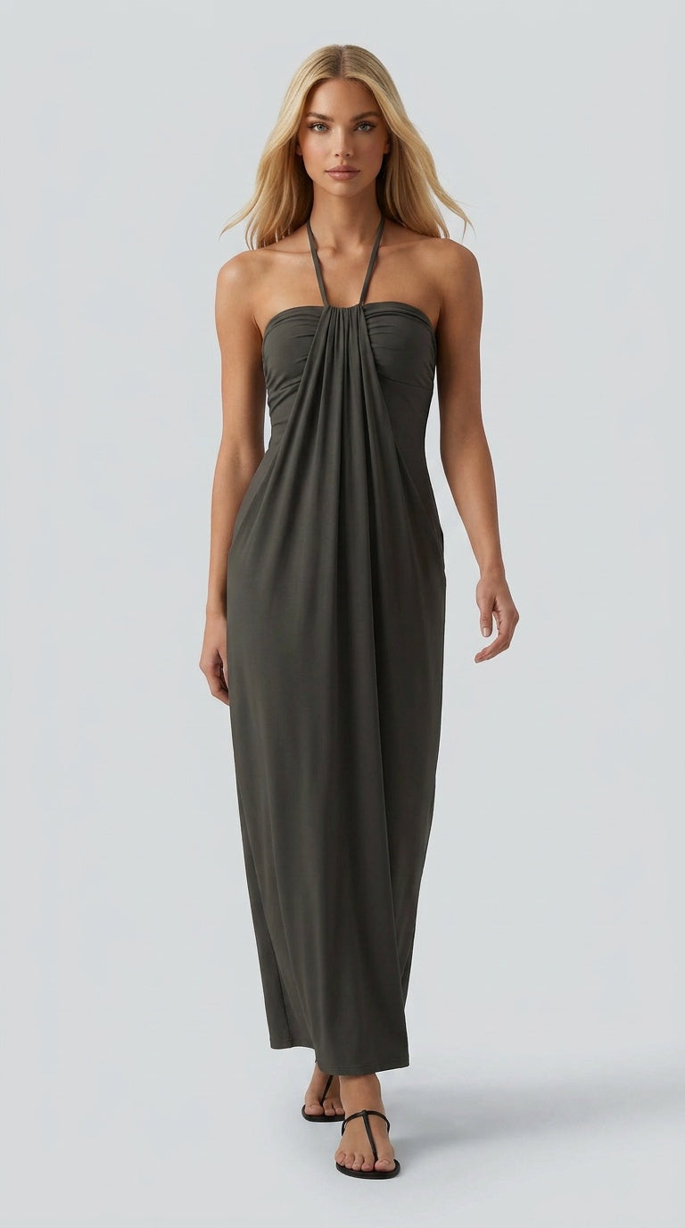 Santorini Breeze Maxi Dress