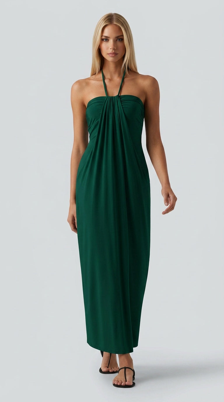 Santorini Breeze Maxi Dress