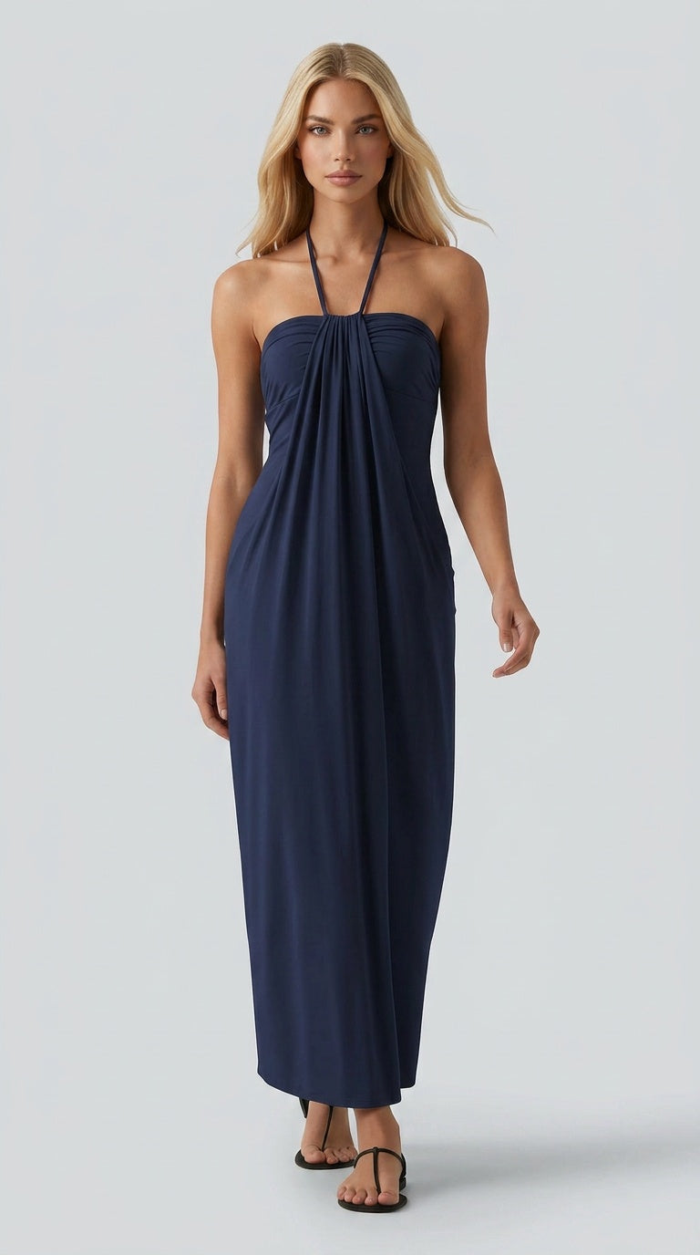 Santorini Breeze Maxi Dress