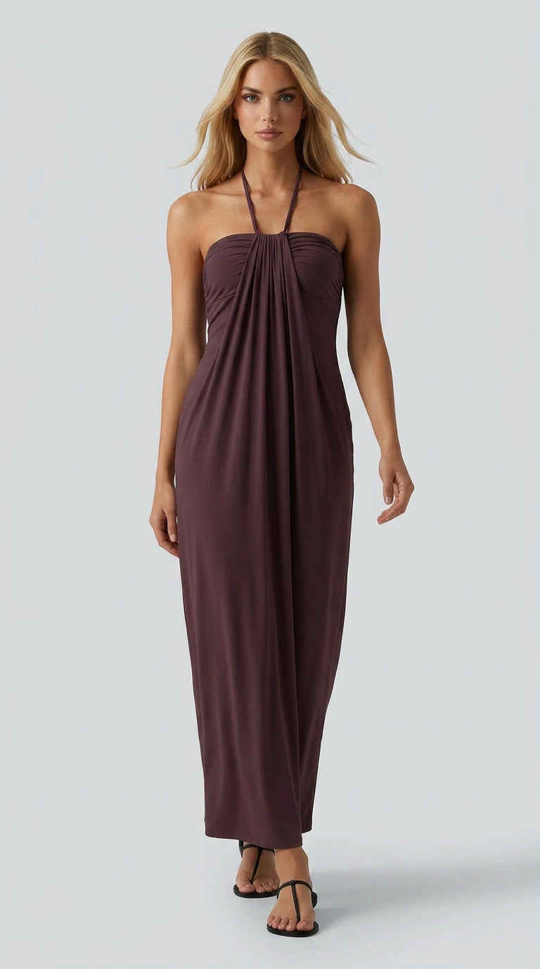 Santorini Breeze Maxi Dress