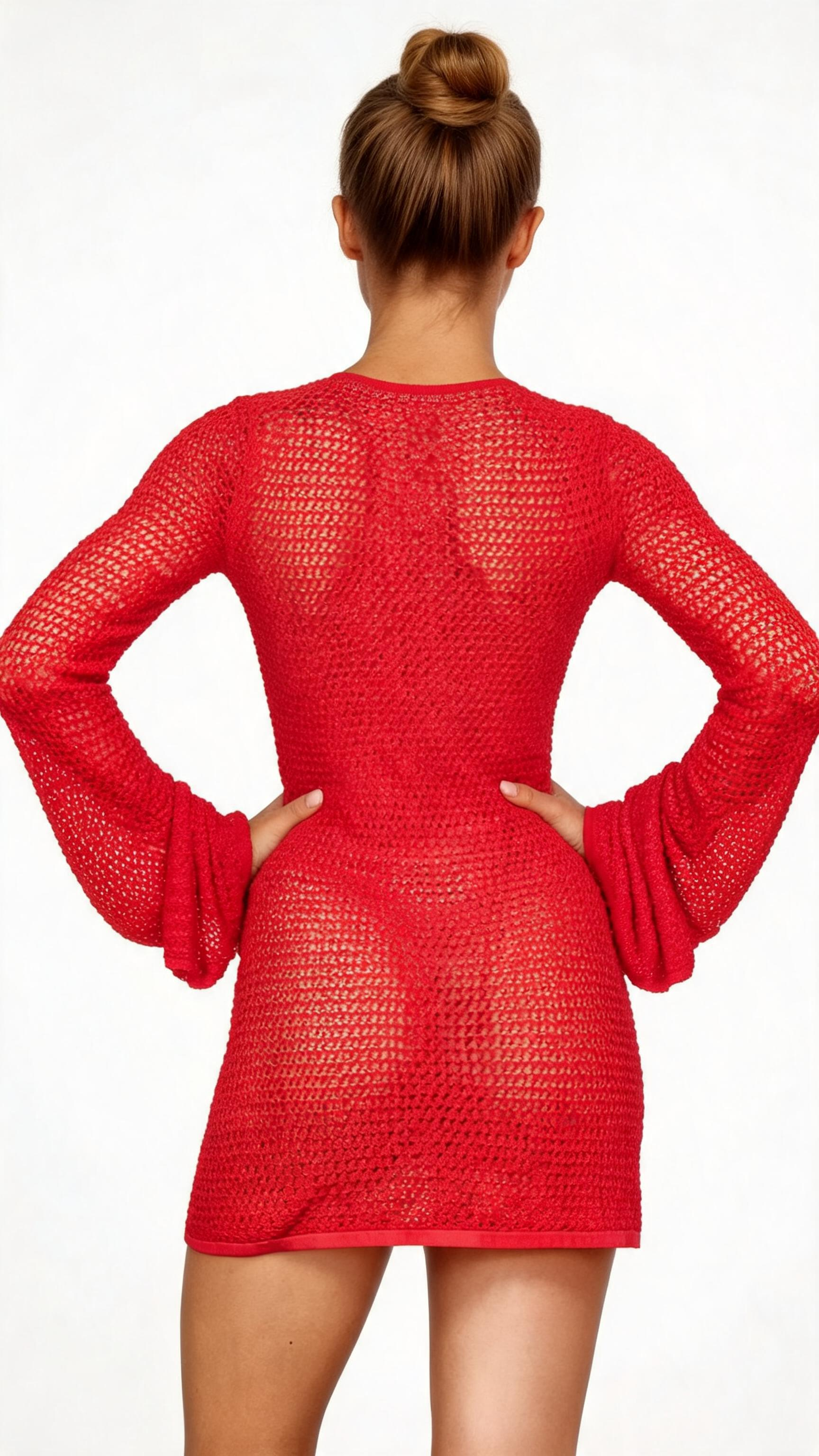 Riviera Heat Crochet Mini Dress