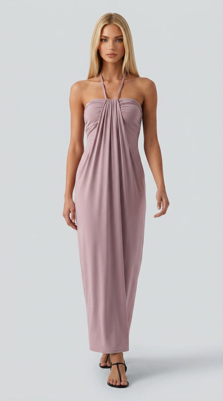Santorini Breeze Maxi Dress