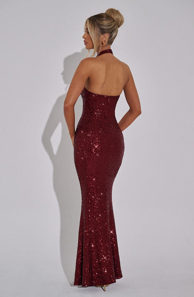 Coco Maxi Dress - Wine